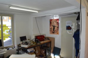 Werkbank und Bastelecke