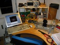 Testaufbau um Software und Motoren zu testen